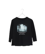 【洗える】綿100％ドッグプリントTシャツ