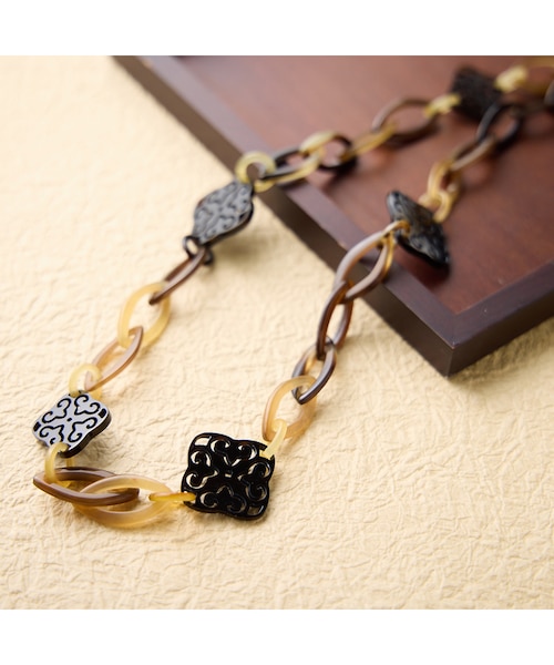 funcy枠　ショートストラップ　ボーンネックレス　ハンドメイド funcy枠 ショートストラップ ボーンネックレス ハンドメイド