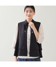 【洗える】フリルデザインベスト