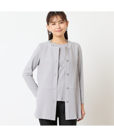 【洗える・アンサンブル可能】ワイドリブベスト