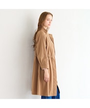 メモリータフタ比翼コート