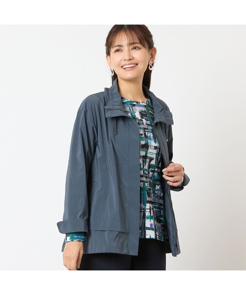 ギャザー襟ブルゾン