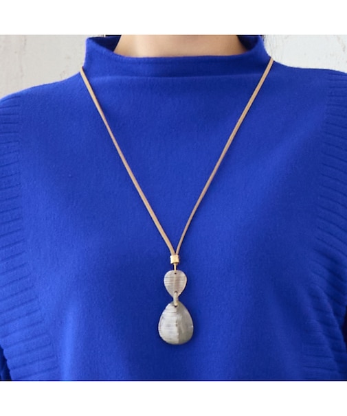 水牛 ドロップネックレス