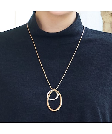 サークルモチーフネックレス