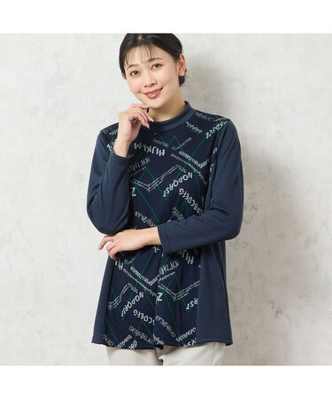 【洗える・3L/4Lサイズあり・日本製】ジャカードトップス