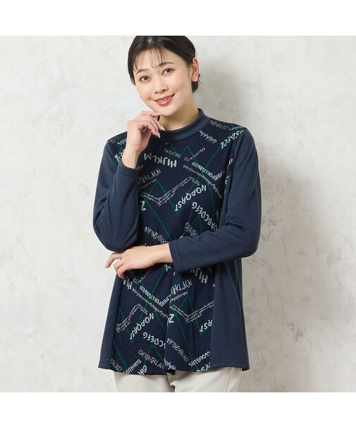 【洗える・3L/4Lサイズあり・日本製】ジャカードトップス