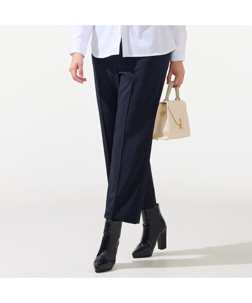 【13~25号/セットアップ対応】ストライプセンタープレスパンツ