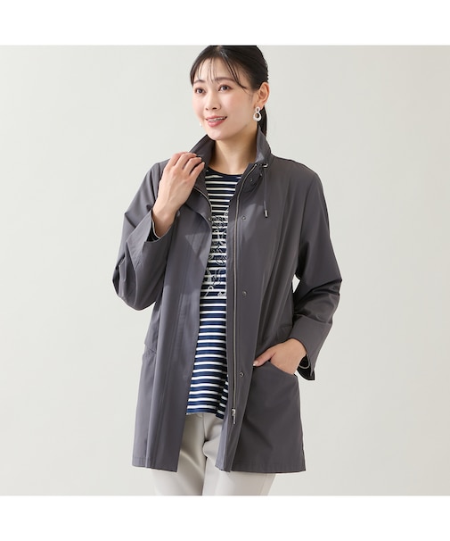 【快適ストレッチ・3L/4Lサイズあり】フード内蔵 ライトジャケット