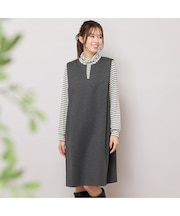 サイド切り替え・パワーショルダーワンピース