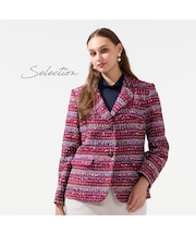 【11~17号】米沢織フラッグモールツイードテーラードジャケット