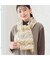 【洗える・一部店舗・WEB限定・フランス製】シャーリングジャカードマフラー
