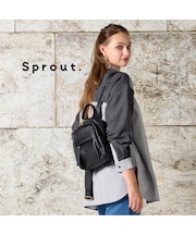 【L・3L】ウール混配色使いブラウス