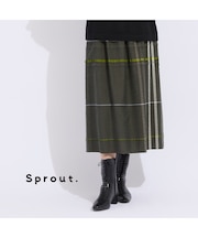 【L~4L】新潟素材チェックスカート
