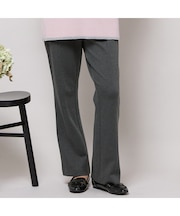 【手洗いOK・発熱】フルレングスストレートシルエットパンツ