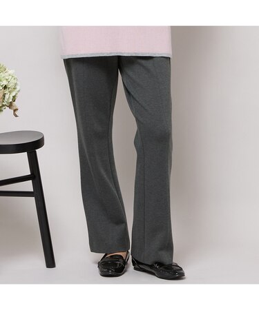 【手洗いOK・発熱】フルレングスストレートシルエットパンツ