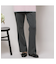 【手洗いOK・発熱】フルレングスストレートシルエットパンツ