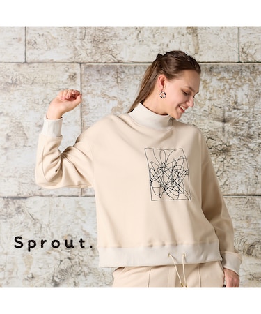 【L～４L/セットアップ対応】ハニカムダンボールプルオーバーカットソー