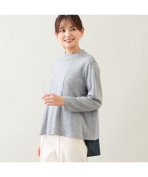 【日本製】バックスリットプルオーバー