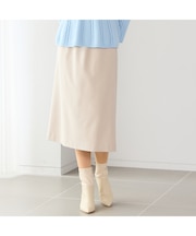 【セットアップ対応】両面起毛オールゴムスカート