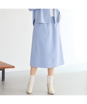 【セットアップ対応】両面起毛オールゴムスカート