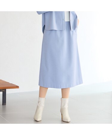 【セットアップ対応】両面起毛オールゴムスカート