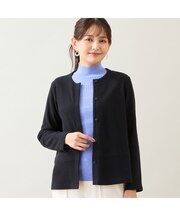【洗える】綿混カーディガン