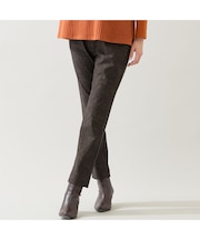 【暖かパンツ・洗える・日本製・3L/4Lサイズ】デニム柄裏起毛パンツ