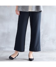 【蓄熱・洗える・日本製・3L/4Lサイズ】裏起毛ストレートパンツ