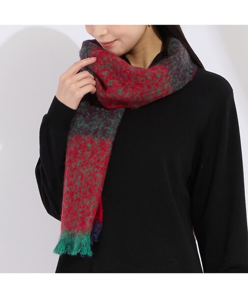 フランス製チェックストール