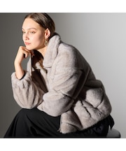 【L~4L】フェイクファージャケット