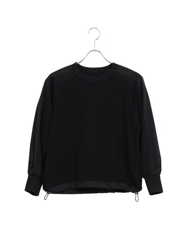 【洗える】配色使いプルオーバーカットソー