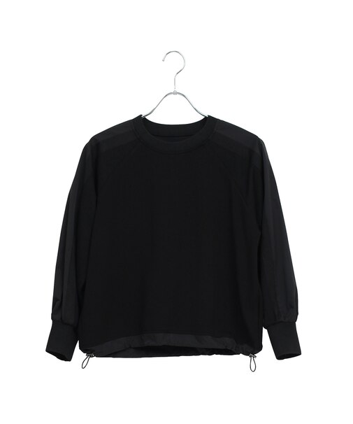 【洗える】配色使いプルオーバーカットソー