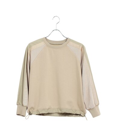 【洗える】配色使いプルオーバーカットソー