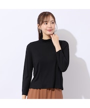 【洗える】バンデーラ天竺ハイネックTシャツ