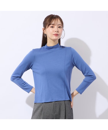 【洗える】バンデーラ天竺ハイネックTシャツ