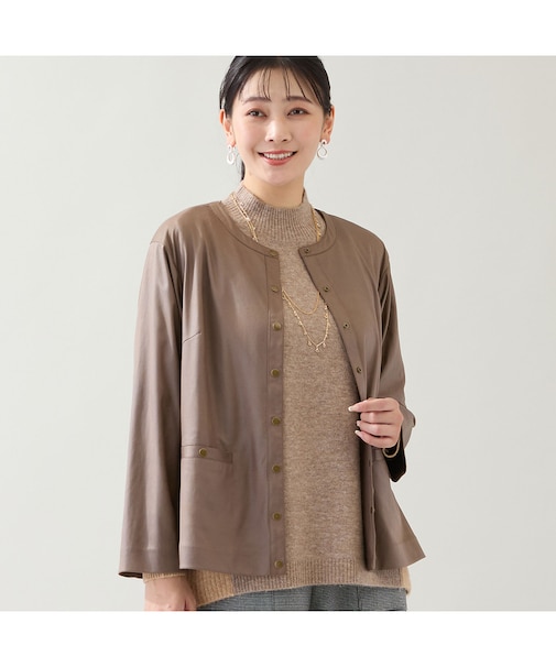 【一部店舗・WEB限定】フェイクレザージャケット