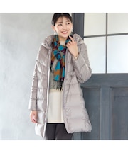 【3L/4Lサイズあり】軽量ソフトタフタダウンコート