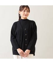 【アンサンブル可】Vネックニットカーディガン
