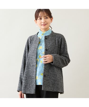 スライバーニットAラインジャケット