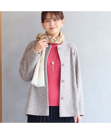 スライバーニットAラインジャケット