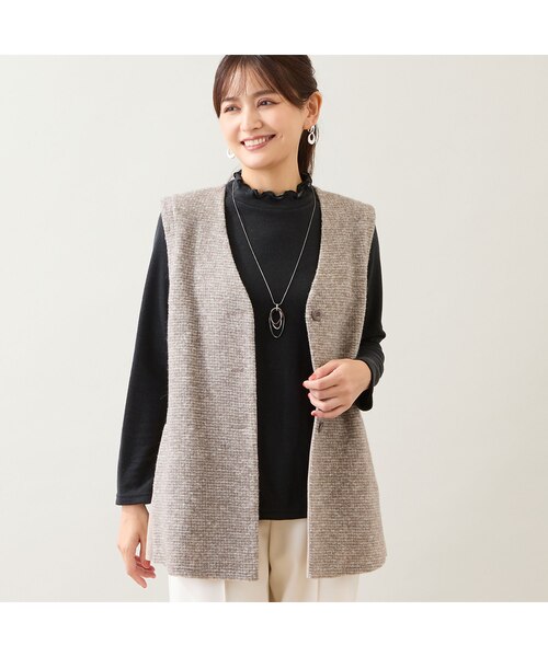 スライバーニットベスト｜ジュニアーオンラインショップの通販｜&mall