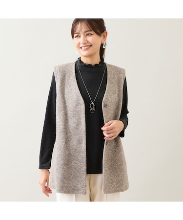 スライバーニットベスト