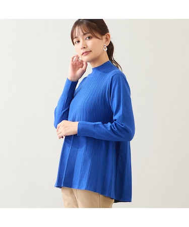 ペプラムセーター