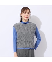 プルオーバーニットベスト