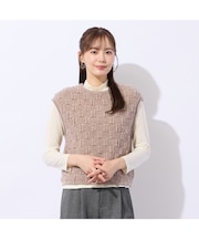 プルオーバーニットベスト