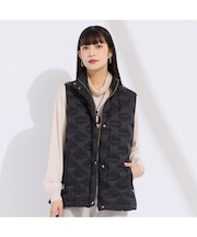 【L～4L】ナイロンタフタダウンベスト