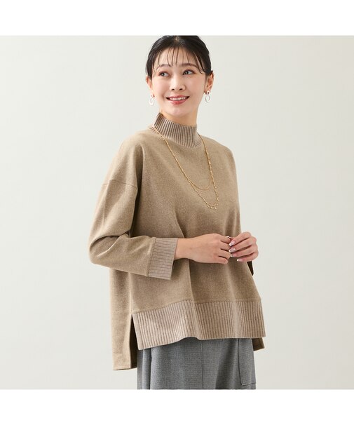 【3L/4Lサイズあり】綿混ジャージープルオーバー