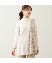 【洗える・日本製】サイドジャカードチュニック