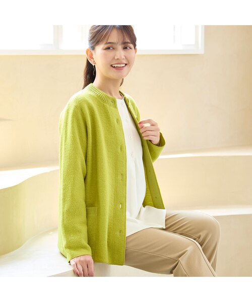 新品未使用/8万円/eleventy/ピークドラペル/コットンニットジャケット 新品未使用/8万円/eleventy/ピークドラペル/コットンニットジャケット