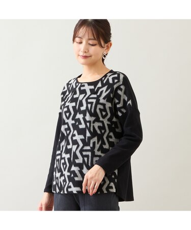 【洗える・日本製】パイルジャカードプルオーバー